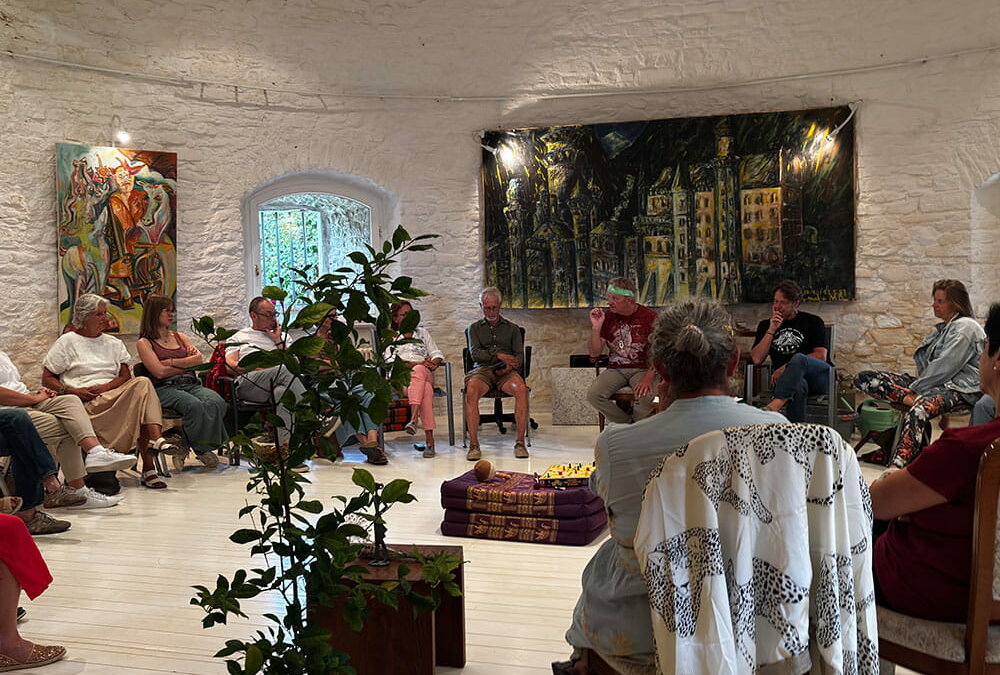 Die Teilnehmer des 3. Conviviums zu Artemis in der alten Windmühle