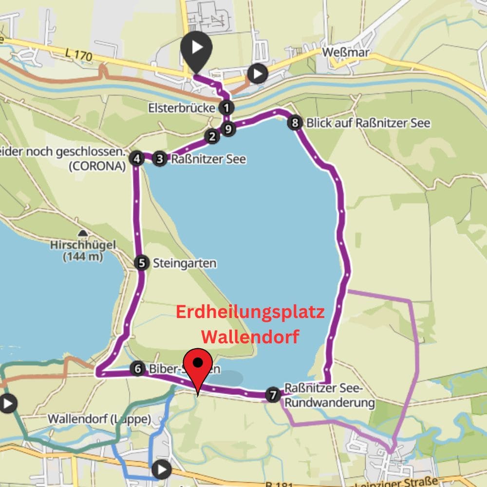 Stiftung Erdheilungsplätze Wallendof am Wanderweg