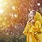 Canva Child under autumn rain 